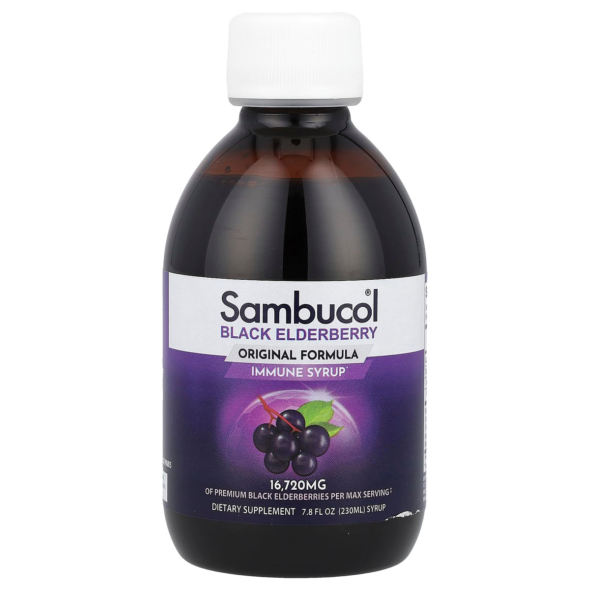 Sambucol Black Elderberry Syrup Immune System Support - 7.8 Fl Oz - image 3