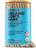 Wellnest.Store Lions Mane Mushroom Organic Supplement (Hericium