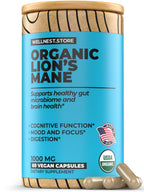 Wellnest.Store Lions Mane Mushroom Organic Supplement (Hericium