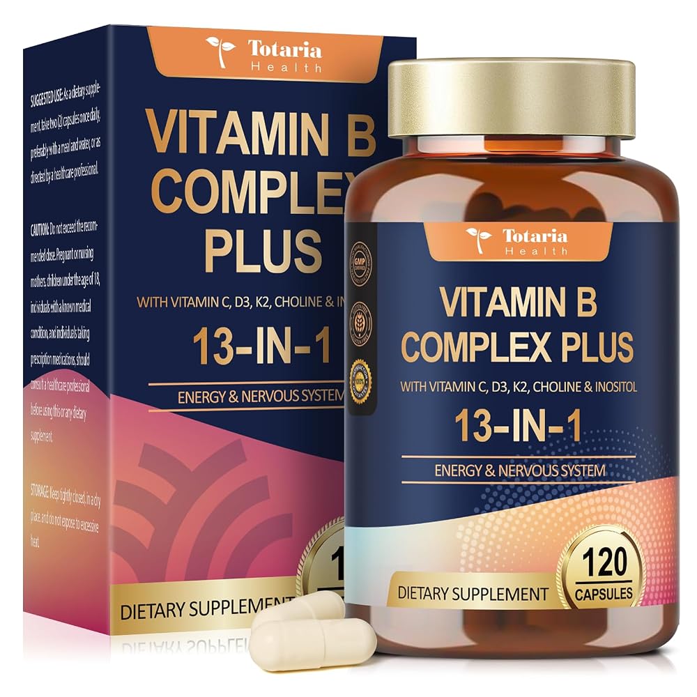 Totaria 13-in-1 Vitamin B Complex Plus with Vitamin B1