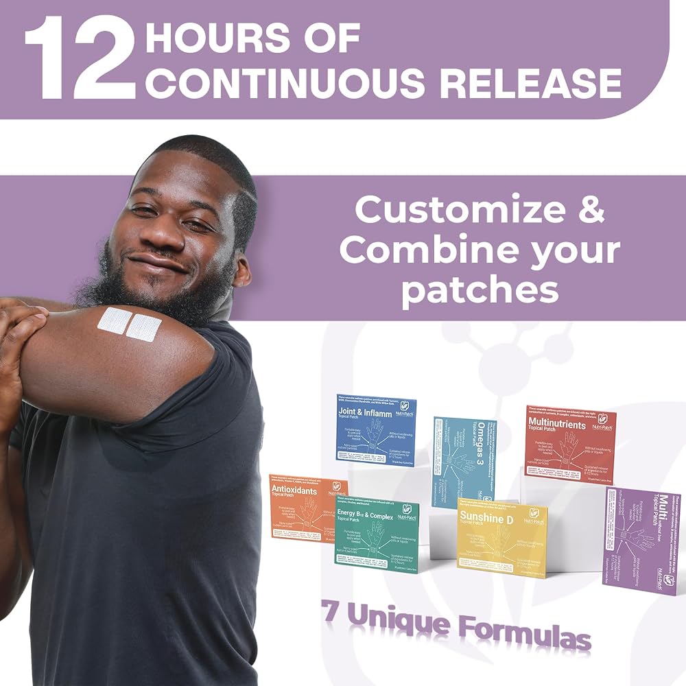 NUTRI-PATCH Multi-Nutrient Body Patches Iron Free - 30 Count - image 3