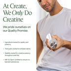 Create Creatine Monohydrate Powder Unflavored - 30 Packs - image 4