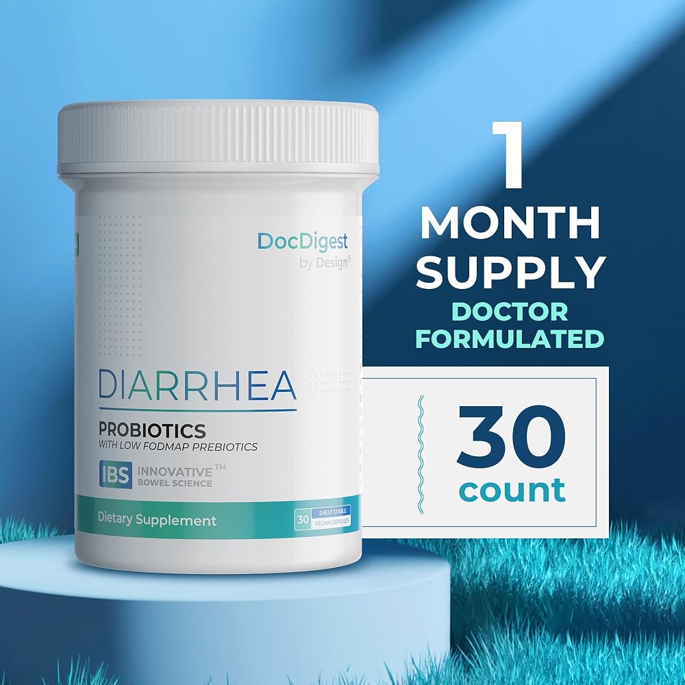 DocDigest by Design IBS Anti Diarrhea Probiotic - 30 Capsules - image 9