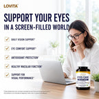 LOVITA Eyes Care Vitamin A & FloraGLO Lutein Complex - 60 Capsules - image 4