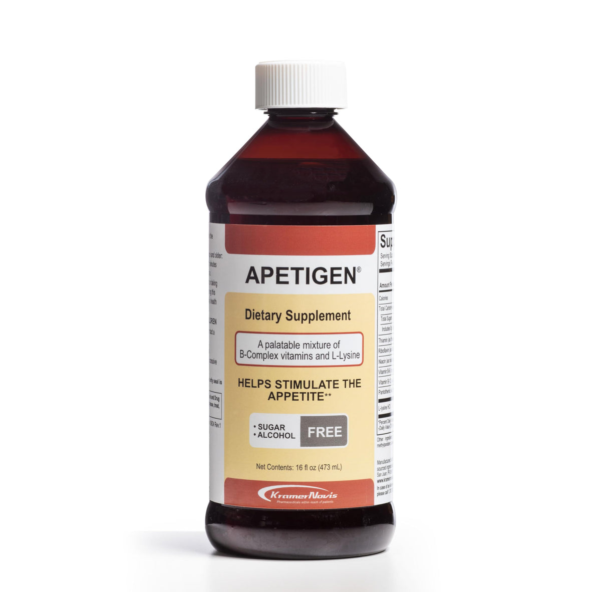 Apetigen Appetite Stimulant Liquid Supplement for Kids & Adults - 16 Fl Oz