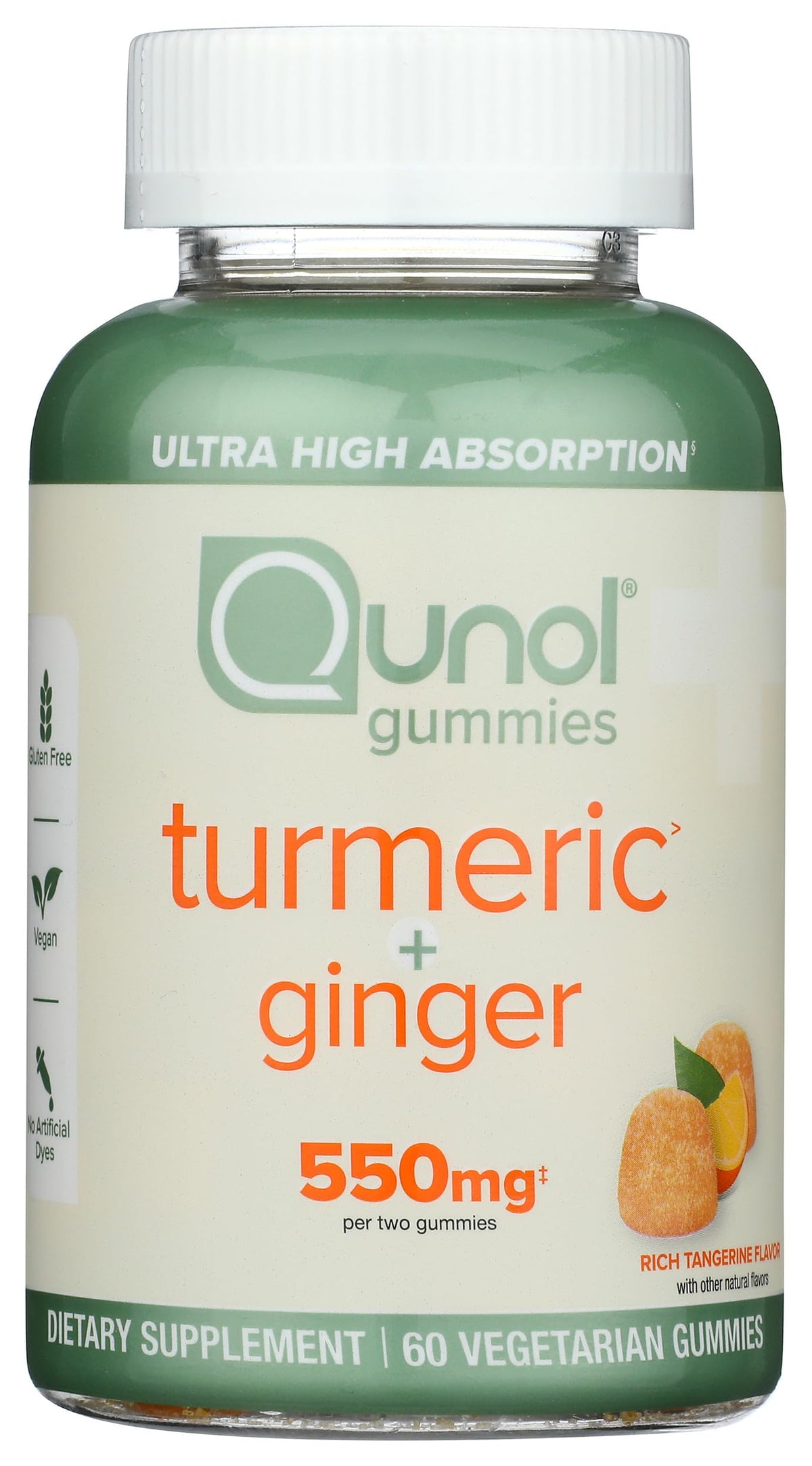 Qunol Turmeric & Ginger Gummies - 60 Count