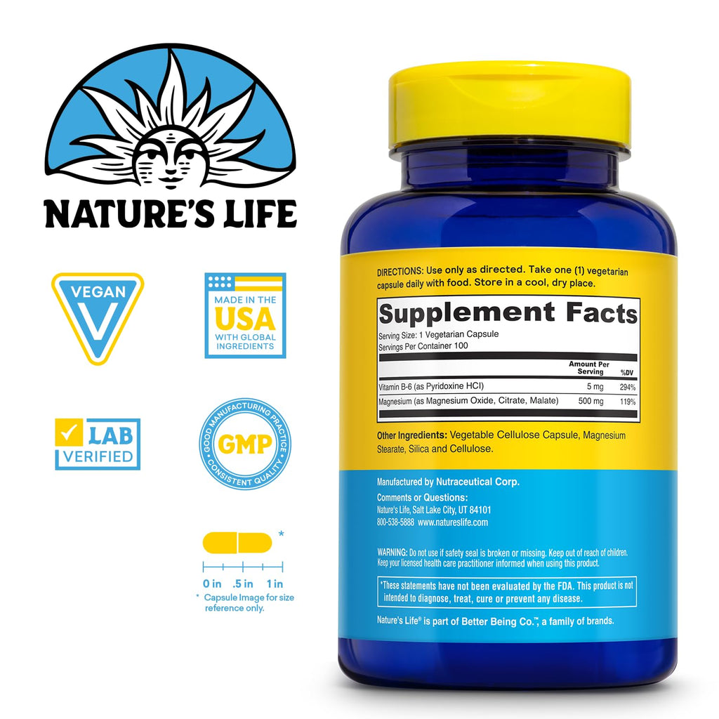 NATURE'S LIFE Renewing Magnesium 500 mg