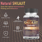 Van Paida Sugar Free Shilajit Gummies with Ashwagandha - 60 Gummies - image 2