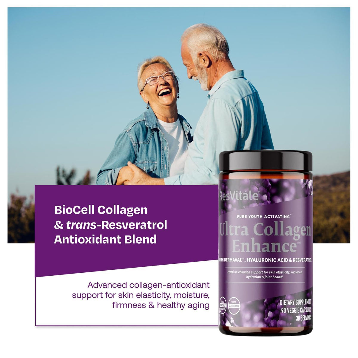 ResVitale Ultra Collagen Enhance Skin Care Supplement - 90 Vegetarian Capsules - image 5