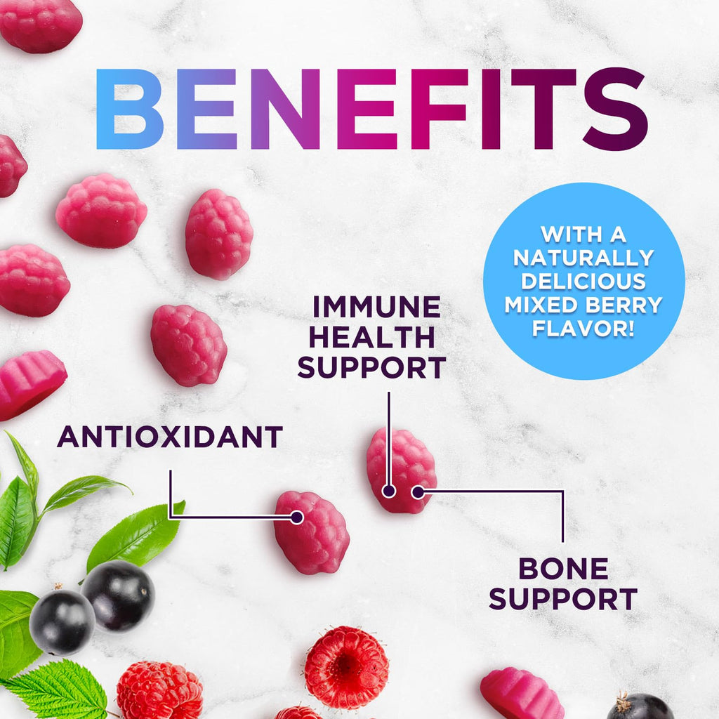Health Nutrition Naturals Zinc Gummies 50mg Immune Support - 60 Gummies - image 5