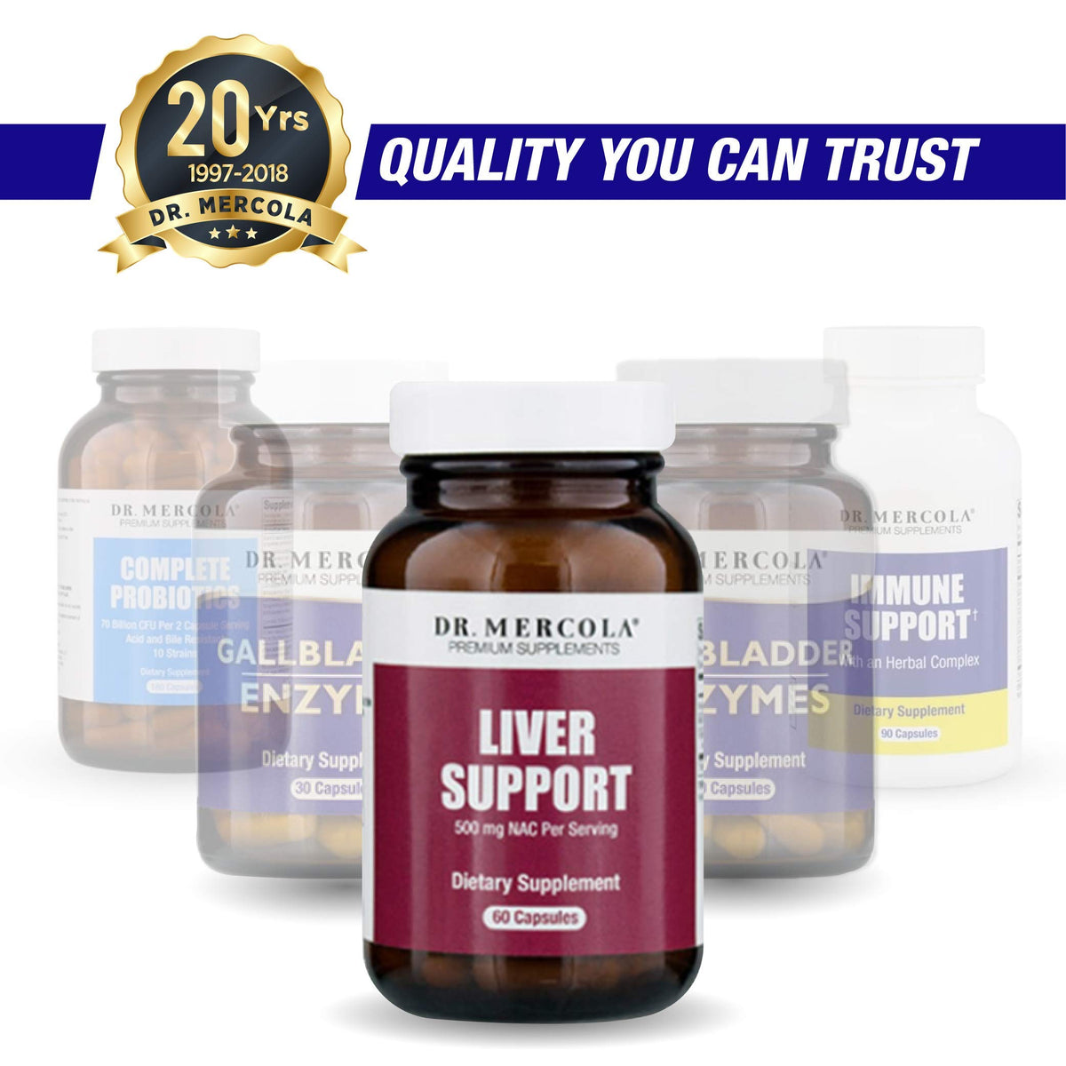 Dr. Mercola Liver Support Formula - 60 Capsules - image 7