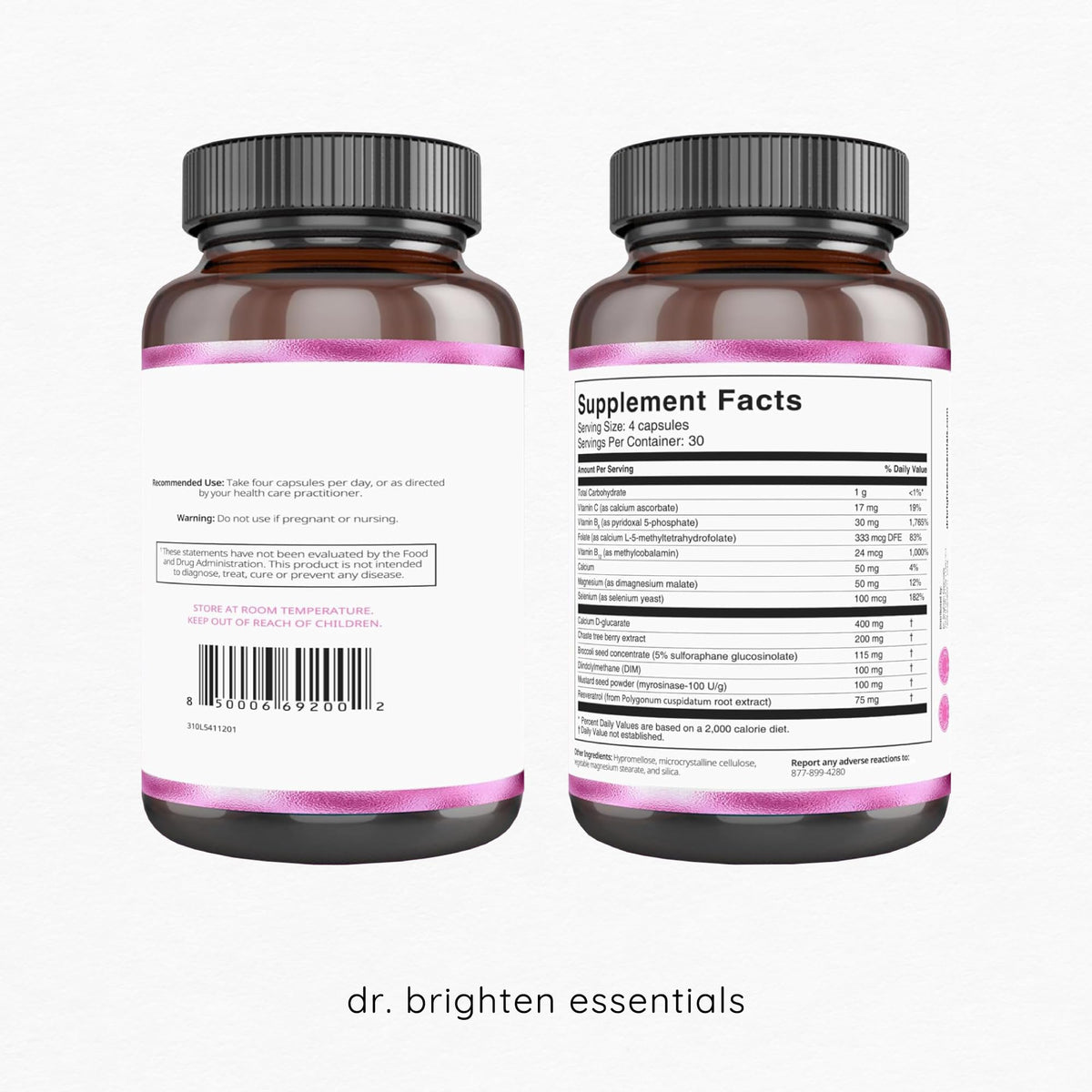 Dr. Brighten Balance Hormone Support for Women - 120 Capsules - image 5
