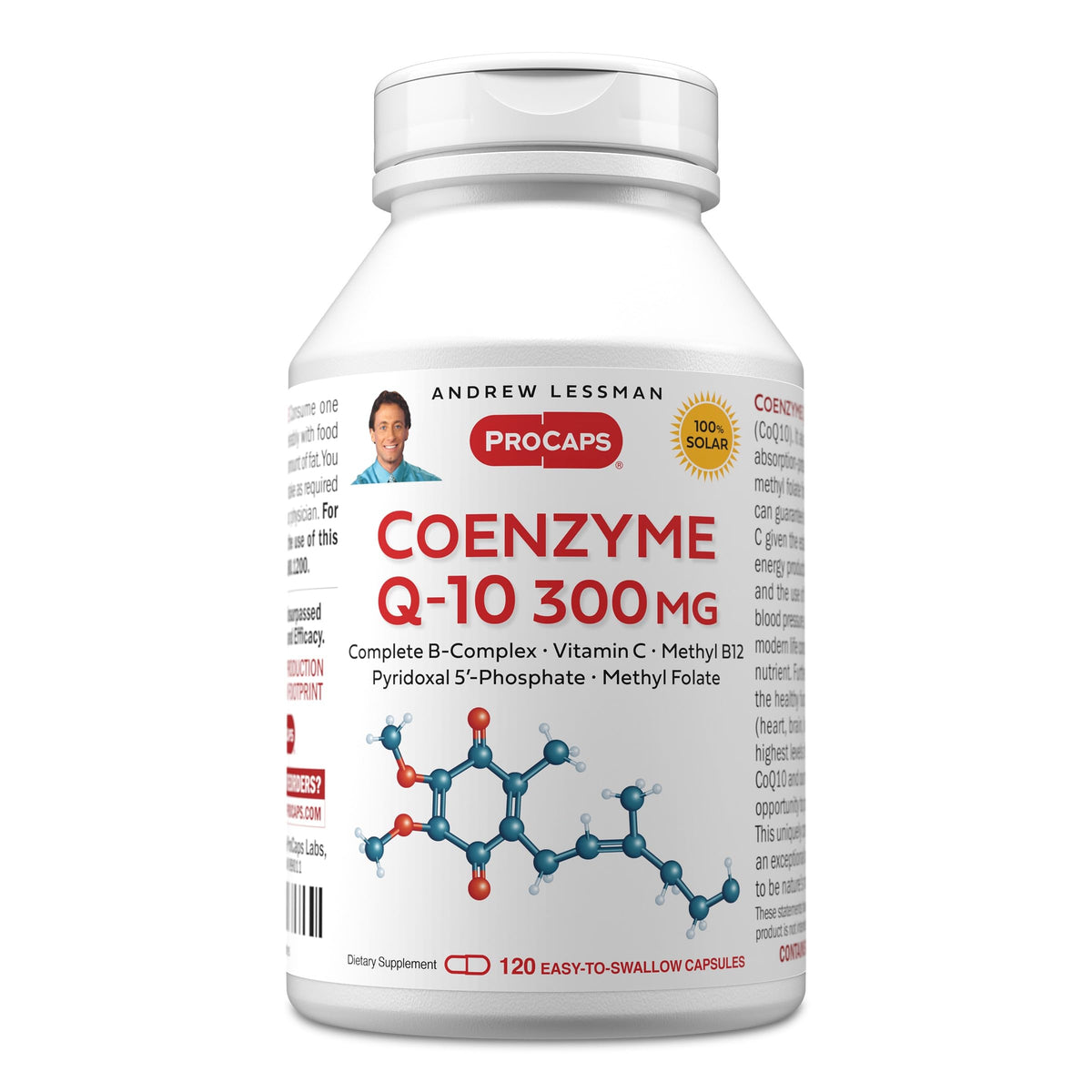 ANDREW LESSMAN Coenzyme Q-10 100 mg Capsules - Essential for Energy