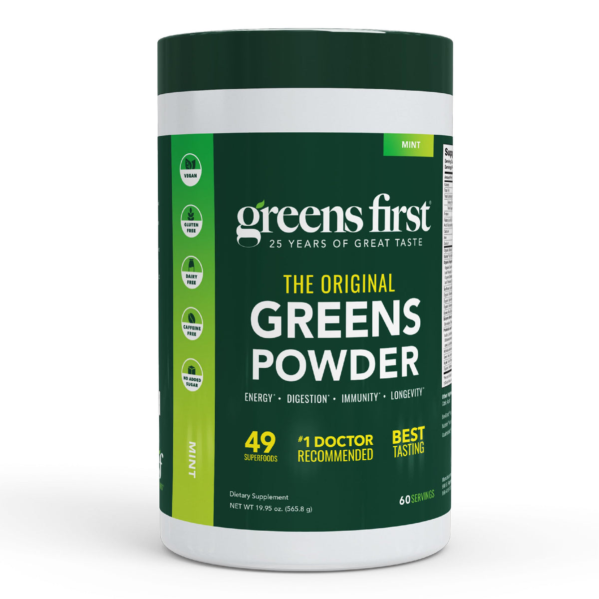 Greens First Original Greens Powder - 49 Superfoods - Organic Fruits