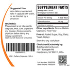 BulkSupplements.com Caffeine Capsules (100mg)