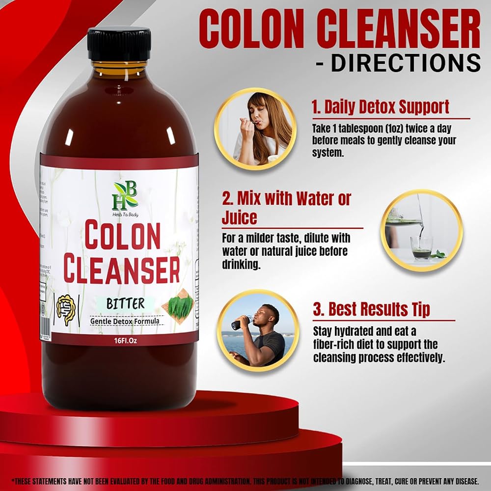 Herb To Body Colon Cleanser Bitter Herbal Tonic - 16 Fl Oz - image 3