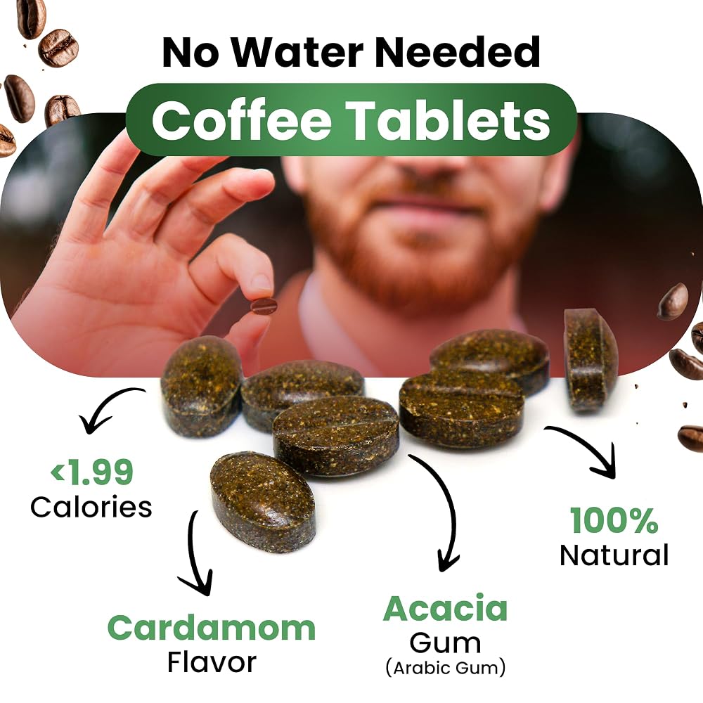 Prifa Cardamom Coffee Tablets Sugar-Free Energy - 25 Tablets - image 3
