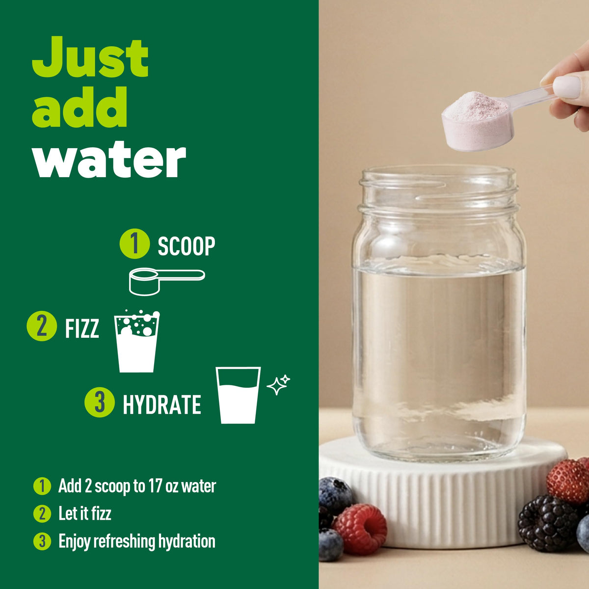 Organika Enhanced Electrolytes with Collagen