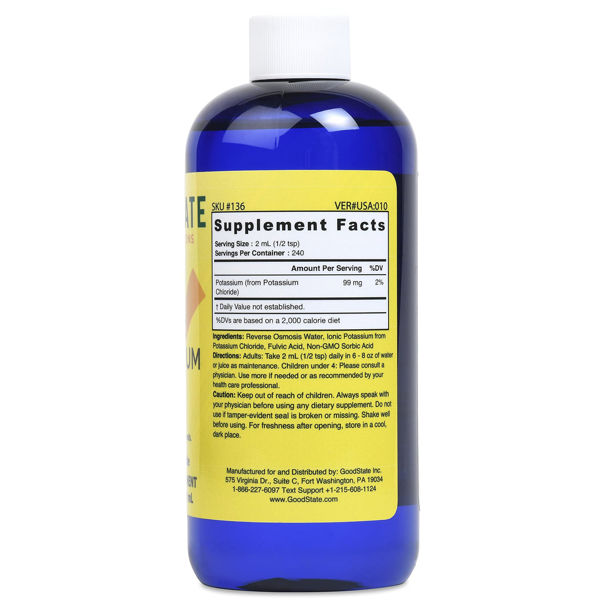 Good State Liquid Ionic Potassium 732 Supplement - 16.2 Fl Oz - image 2