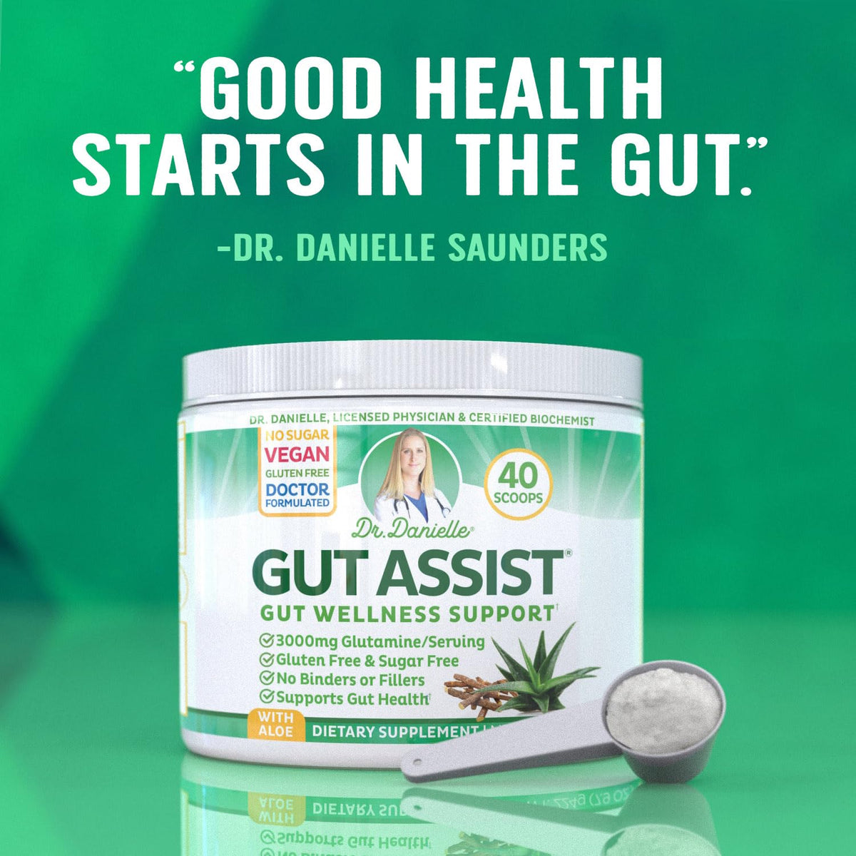 Doctor Danielle Gut Assist Leaky Gut Support Powder