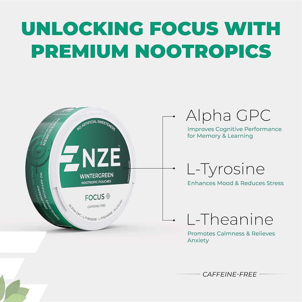 NZE Focus Nootropic Pouches