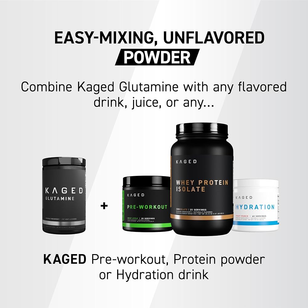 Kaged Muscle L-Glutamine Powder - 500g - image 3