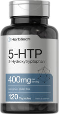 Horbäach 5-HTP 400mg Capsules - 120 Count
