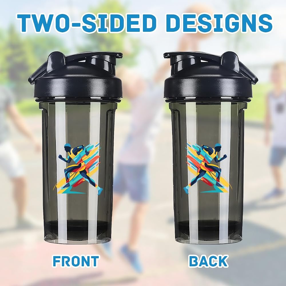 WIORUTI Custom Shaker Bottles 18 oz