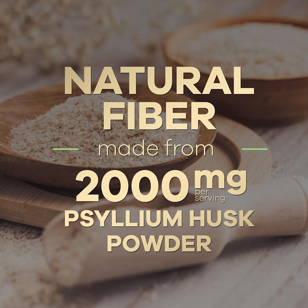 Health Nutrition Naturals Psyllium Husk Capsules - Psyllium Husk - image 6