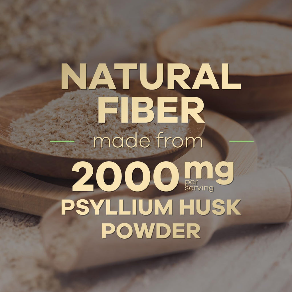 Health Nutrition Naturals Psyllium Husk Capsules - Psyllium Husk