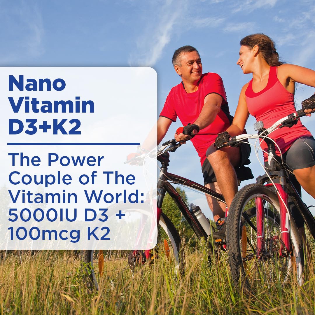 Nanoceutical Solutions Vitamin D3 + K2 Liquid Drops - 30 Servings - image 4