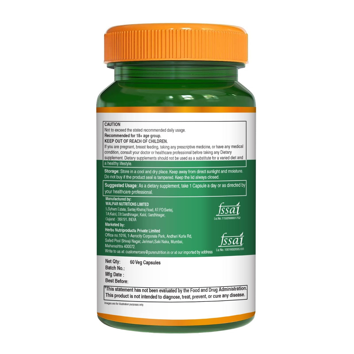 Pure Nutrition Lung Health Supplement Herbal Support - 60 Capsules - image 9