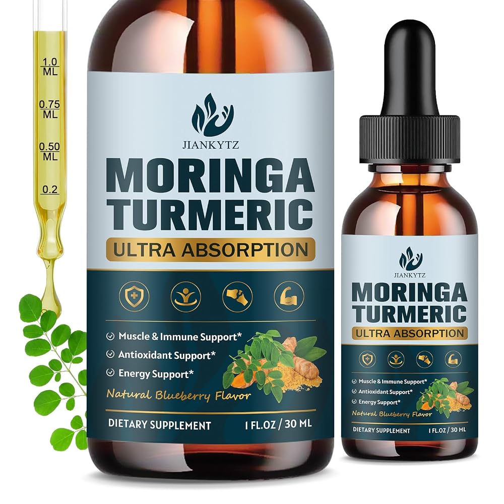 JIANKYTZ Organic Moringa Leaf Extract Liquid Drops for Women and Men