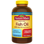 Nature Made Burp Less Fish Oil Omega 3 1000mg - 320 Softgels