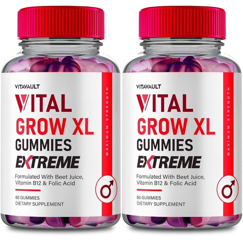 Vitavault VitalGrowXL B12 Gummies Maximum Strength - 120 Count