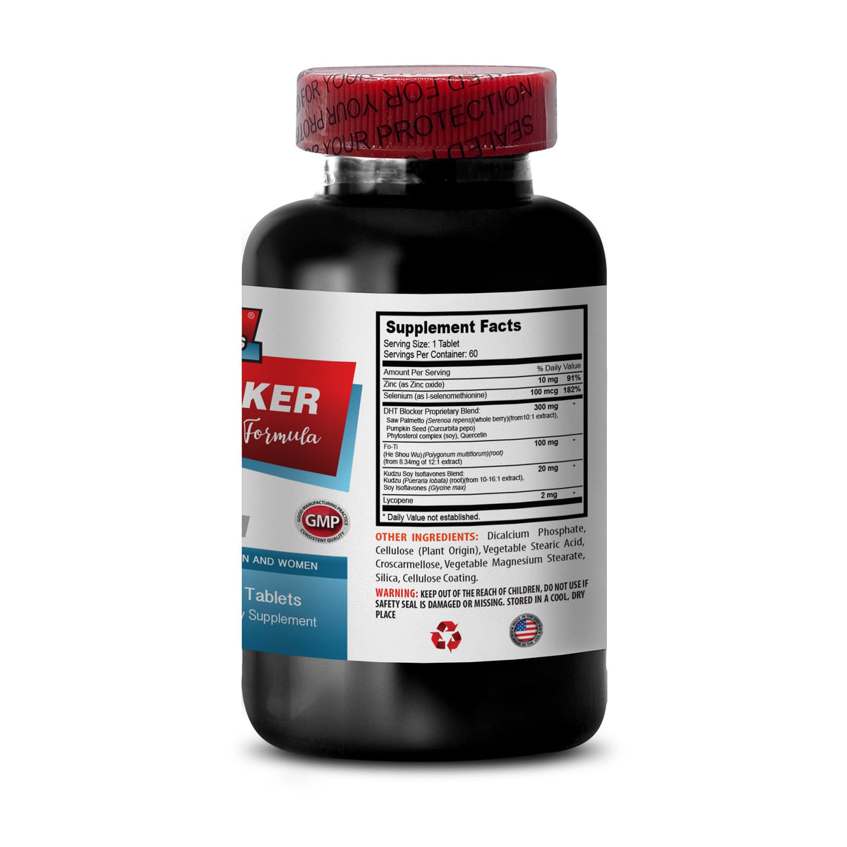 Sport Supplements Hair Growth DHT Blocker Formula - 120 Capsules - image 5