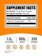 BulkSupplements L-Arginine L-Pyroglutamate Powder - 500g - image 2