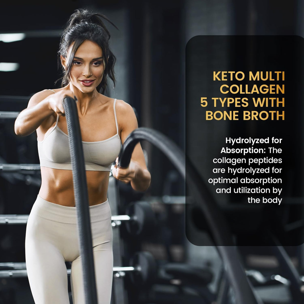 Peacock Max Keto Collagen Peptides Powder Unflavored - 16.2 oz - image 3