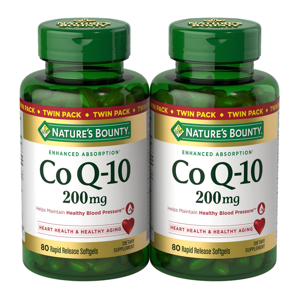 Nature's Bounty CoQ10 200mg Softgels - 160 Softgels