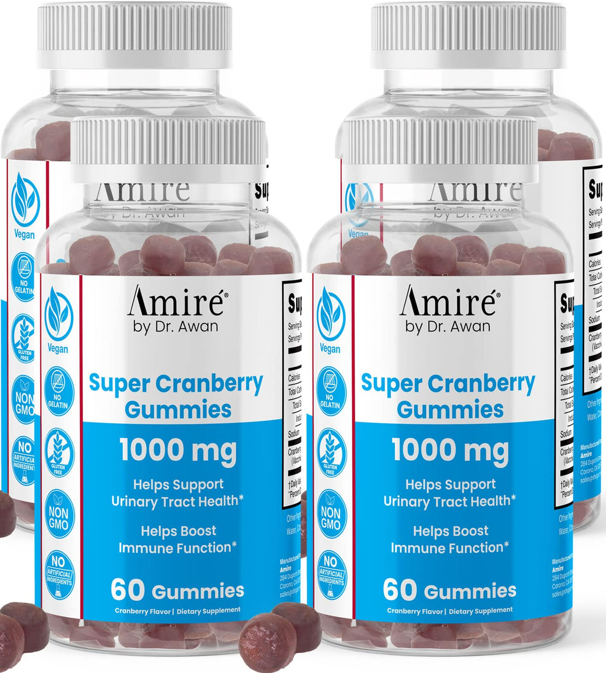 Amire by Dr. Awan Super Cranberry Gummies Bundles