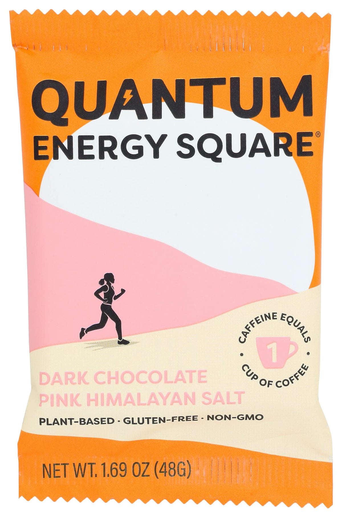 Quantum Energy Squares Dark Chocolate Pink Himalayan Salt - 8 Bars