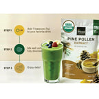 Incas Organic Pine Pollen Powder Energy & Immune Support - 6 oz - image 4