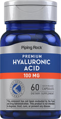 Piping Rock Hyaluronic Acid 100mg - 60 Capsules