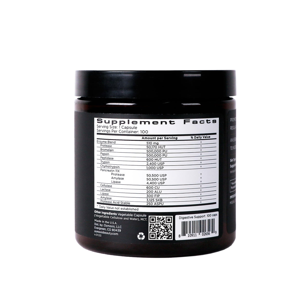 OSMOSIS Digestive Support Enzyme Supplement - 100 Capsules - image 9
