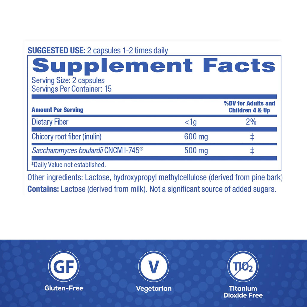 Florastor Advanced Pro+Pre Daily Probiotic and Prebiotic - 30 Capsules - image 8