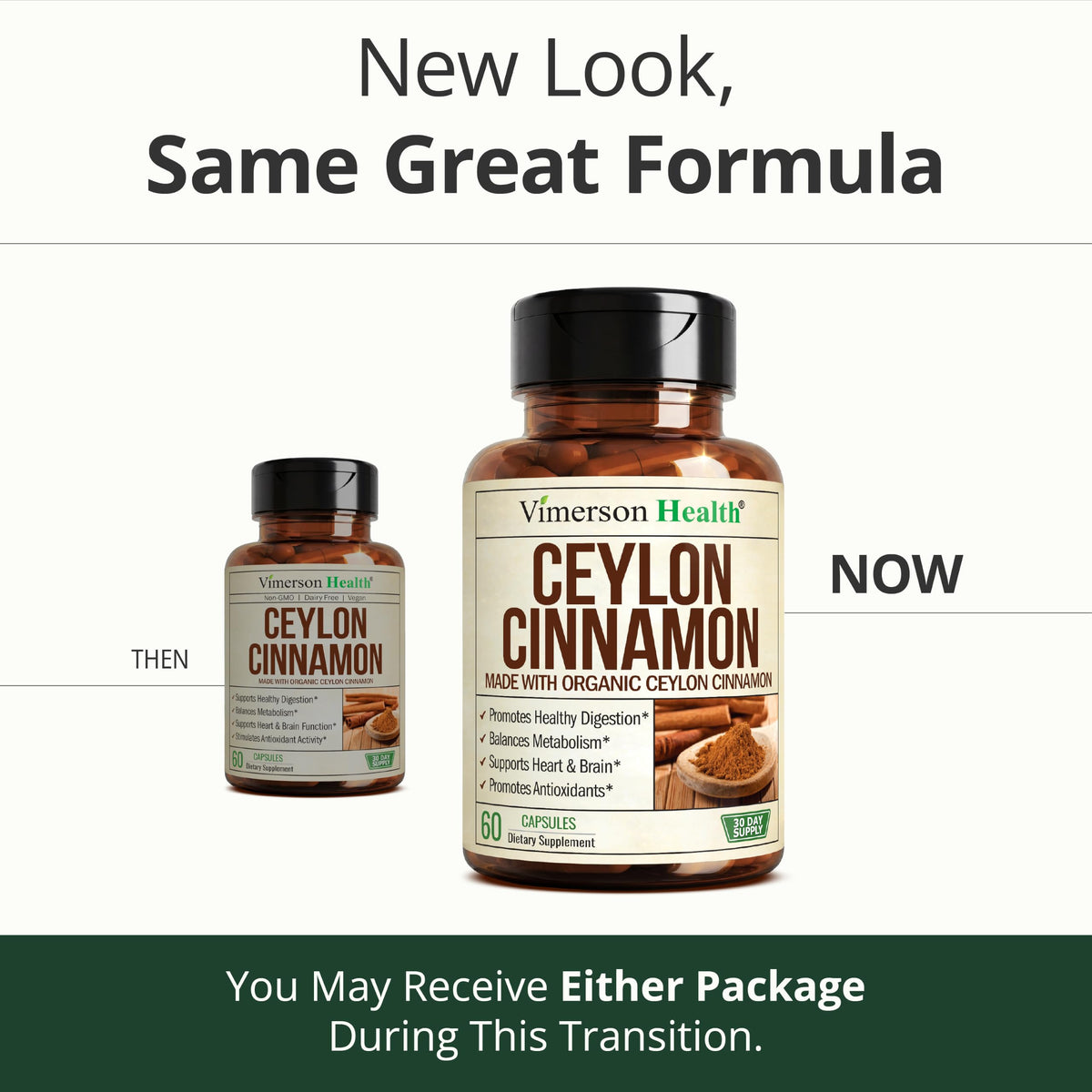 Vimerson Health Organic Ceylon Cinnamon Capsules - 60 Capsules - image 9