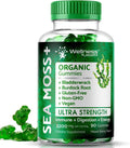 WELLNESS LABSRX Irish Sea Moss Gummies 3200mg - 90 Count