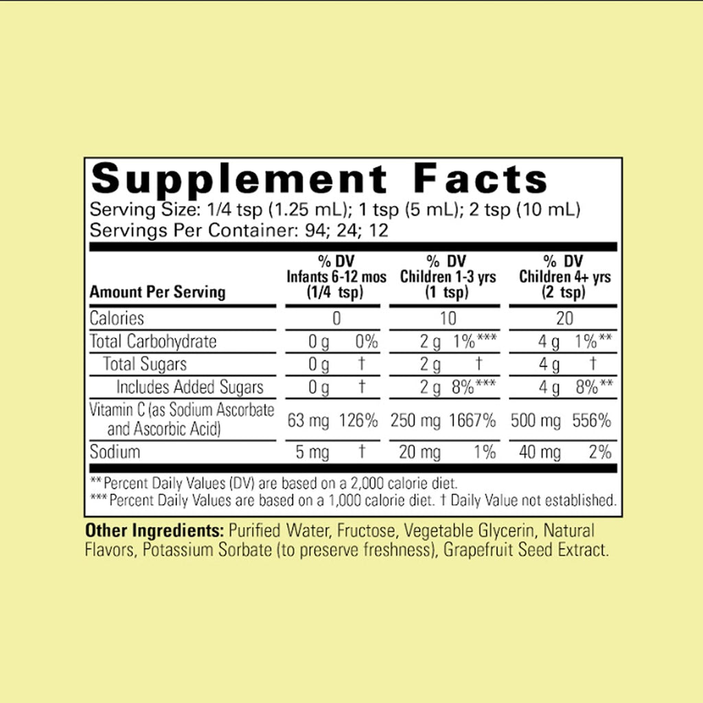 CHILDLIFE Essentials Kids Vitamin C - Liposomal Vitamin C Liquid