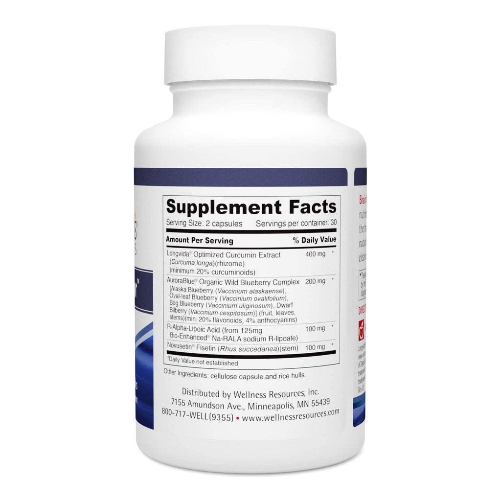 Wellness Resources Brain Protector Longevity Supplement - 60 Vegetarian Capsules - image 2