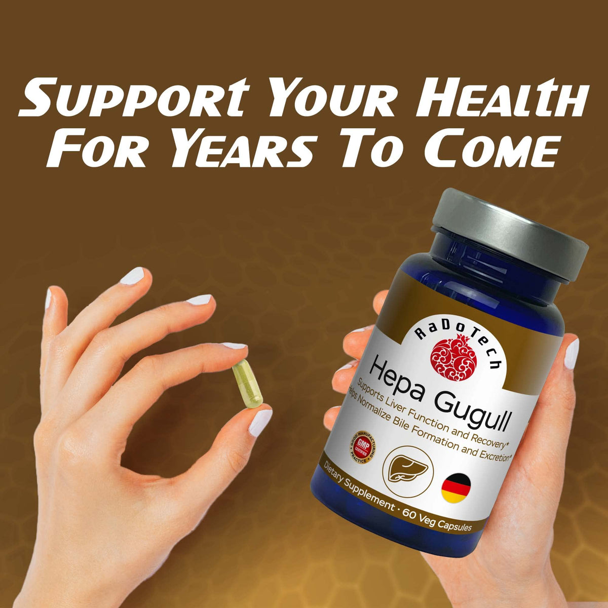 RaDoTech Hepa Gugull Liver Support Supplement - 60 Capsules - image 7